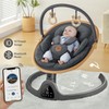 Baby Swings for Infants, Fasonbaby Infant Swing with 3 Seat