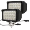 JASLITE 2PACK 6.3IN 45W Led Work Lights 12v/24v 4500LM 6500K