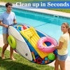 2 PCS Extra Large Pool Float Storage Bags,79×47 in Hanging