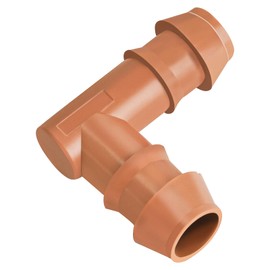 WZFLRUA 20 Pack 1/2 Inch Drip Irrigation Elbow Fittings - 17mm 1/2'' Drip Line Barbed Elbow Connectors for 1/2 Inch Drip Irrigation Tubing (0.600'' ID) Irrigation Attachment Parts for Garden System