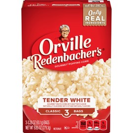 Orville Redenbacher's Microwave Popcorn, White Corn, 3.28 oz., 3-Count (12 Boxes)