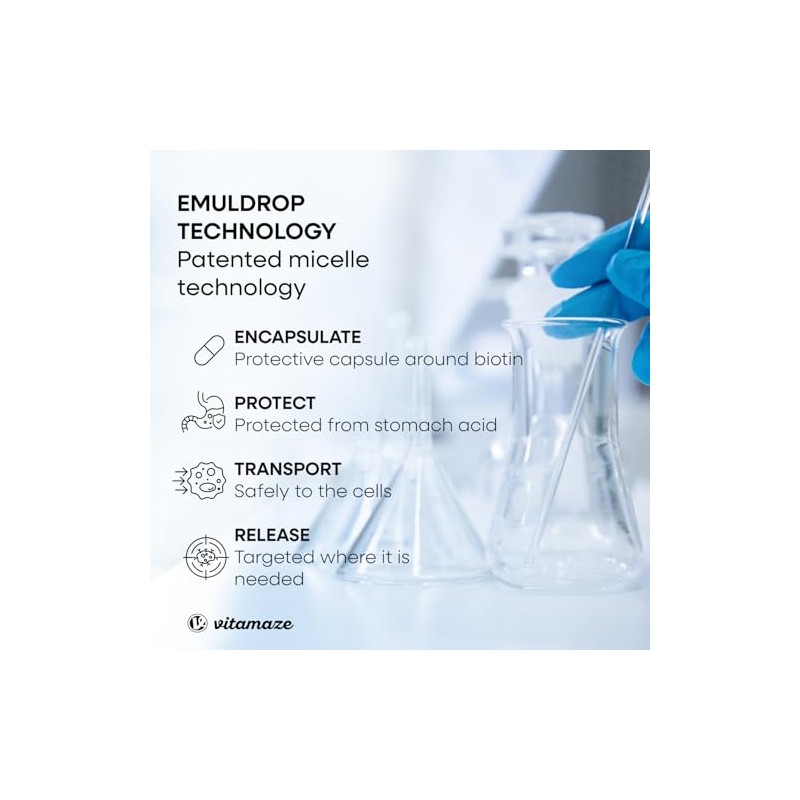 Biotin Drops with EMULDROP Technology for Maximum Absorption 100 Days