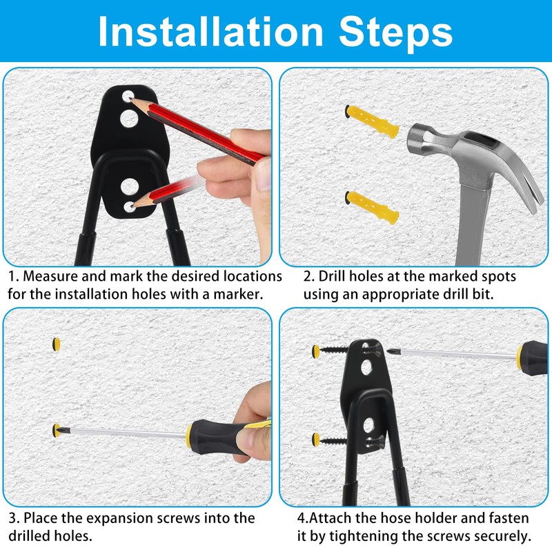 Aracombie 2 Pack Heavy Duty Garage Wall Hooks, Wall Mount