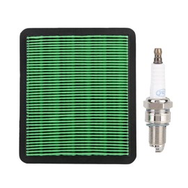ANKROYU Air Filter and Spark Plug, Lawn Mower Air Filter and Spark Plugs Replacement Parts, for GC160 GCV135 GCV160 GCV190 Engine