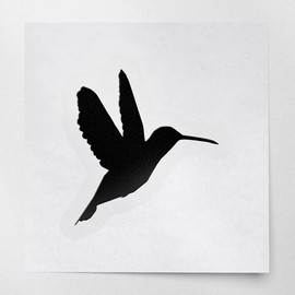 Decal Stickers of Bird (Black) (Set of 2) Premium Waterproof Vinyl Decal Stickers for Laptop Smartphone Car Dirt Bike Wall Room Mason Jar Bathtub Door Skateboard Console - BICVER1e56952BLW19Y24