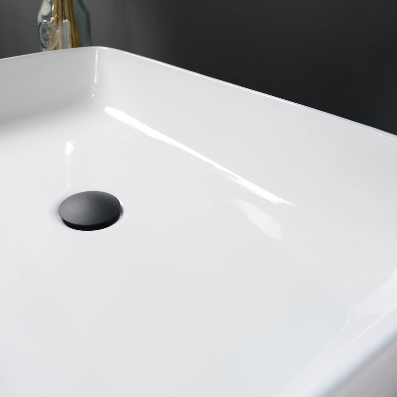 wohnfreuden 120 mm Pop-Up Drain Valve without Overflow for Washbasins