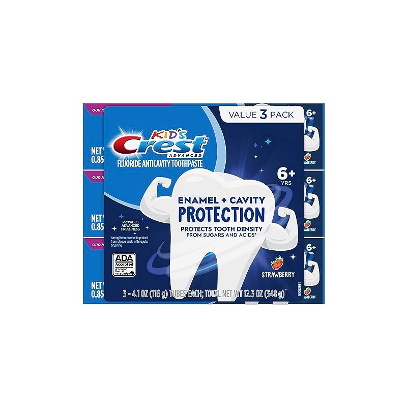 Crest Kids Enamel + Cavity Protection Toothpaste, 4.1oz (Pack of