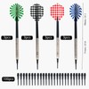 Kolamom Unisex Adult Darts with Plastic Tip, 12 Pieces, Professional