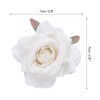 MECCANIXITY 12 Pcs Rose Flower Hair Clips 3 Inch Flower