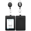 BRIIKPP Password Box Double Sided Employee ID Clip with Retractable