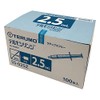 Terumo 1-4908-02 Syringe, 0.1 fl oz (2.5 ml), Slip Tip,