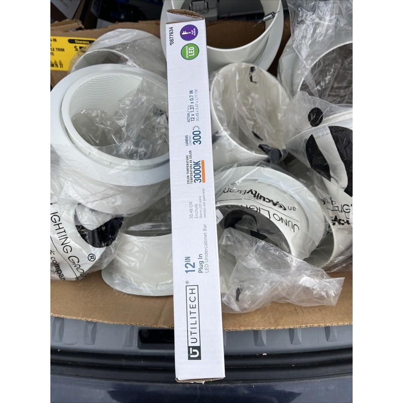 Utilitech NEW Utilitech 12Inch Plug In Undercabinet Light 300 Lumen
