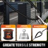 Black Stainless Steel Cable for Railing - 600FT 1/8" T316