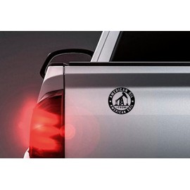 Support American Oil from American Soil Decal - Die Cut - Round - Vinyl Sticker Auto Car Truck Wall Laptop (Black)