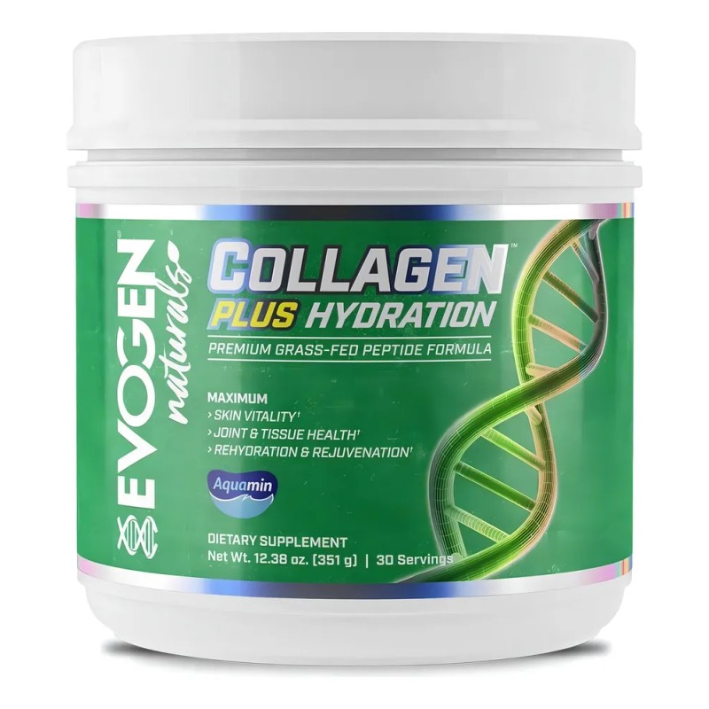 Evogen Collagen 30 Serv Colageno Hidrolizado Con Hidratacion Sabor Sin