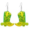 RofYof Western Cowgirl Earrings Western Cowboy Boots Earrings Boho Western