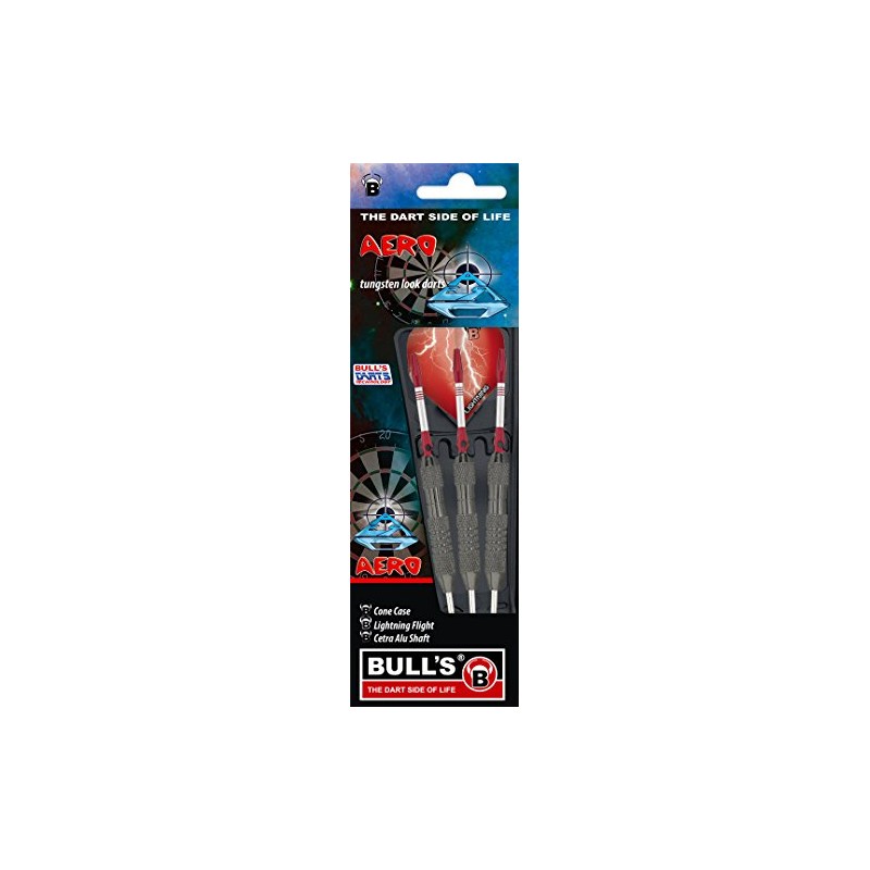 Bulls Aero Steel Dart – Black, 23 g