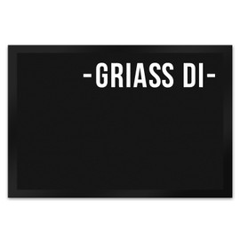 trendaffe Griaß di Dialect Greetings Door Mat XL