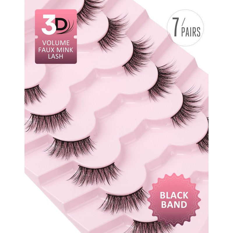 Onlyall Half Eyelashes Corner Lashes Natural Lashes Half Lashes Wispy