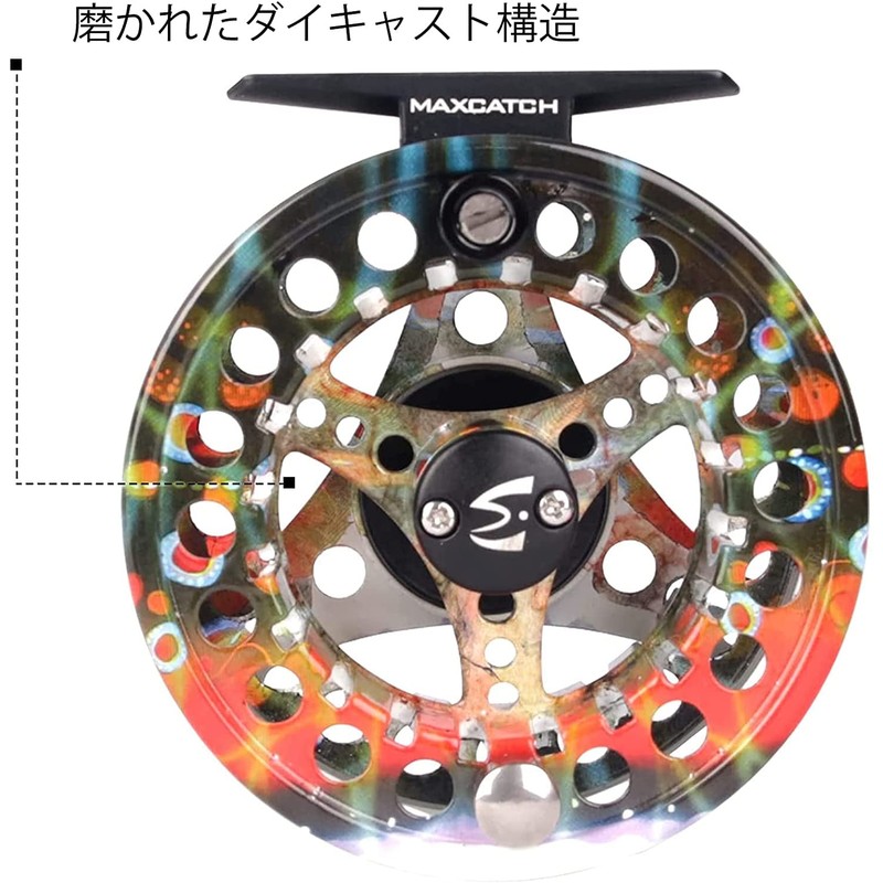 M MAXIMUMCATCH Maxcatch ECO Trout Fly Reel Large Arbor #1/2#3/4#5/6#7/8