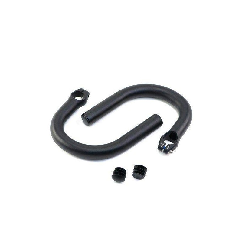 TMARS SD-218R 22.2mm Alloy Drop Bar End, Black, ST1637