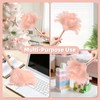 Pink Ostrich Feather Duster with Wooden Handle, 13.5 inch Natural