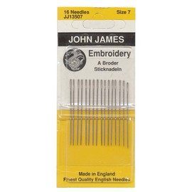 Crewel/Embroidery Hand Needles-Size 7 16/Pkg
