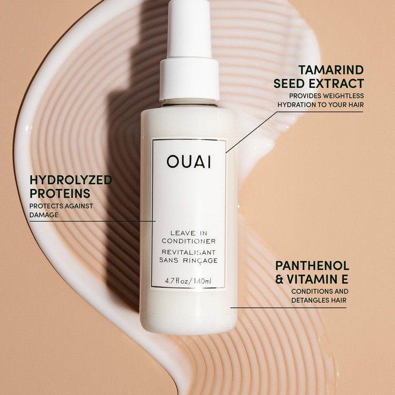 OUAI Leave In Conditioner & Heat Protectant Spray - Prime