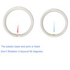 Konideke 5.5 Inch Outside Diameter,T4 12W 6400K Circular Fluorescent Bulb,Replacement
