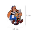 Distrigeek Asterix and Obelix Collection Comic Metal Enamel Pin Badge