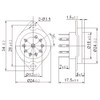 Aqevn 10pcs Ceramic B9A Silver Plated 9 Pin Vacuum Tube