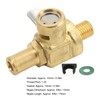 F124N Engine Oil Drain Valve with Nipple Metal M10‑1.25 Thread