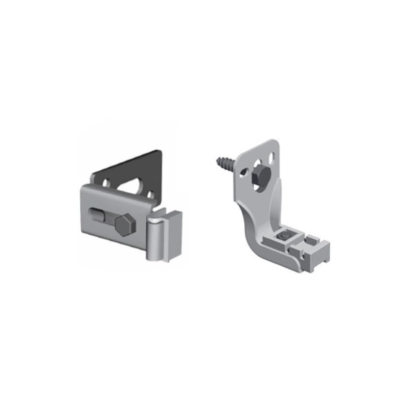 Jabema 2 x Radiator Mounting with Side Tabs and 1
