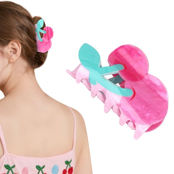 AMCAMI Cherry Claw Clip 1 Pack，Cherry Accessories for Women,Cute Summer
