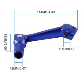 GOOFIT Blue 2" Folding Gear Shifter Lever Replacement for MX6 M4 KAYO T4 T6 TGR 250cc IRBIS 50cc 70cc 90cc 110cc 125cc Pit Bike