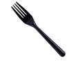 Thali Outlet - 100 x Black Plastic Forks Re-usable Dessert