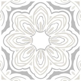 FloorPops Gray Morris Peel & Stick Floor Tiles, FP3896