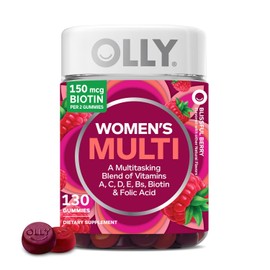  OLLY Vibrant All-in-One Women's Multi & Biotin Berry Gummies-65 Day Supply - 130 Count