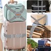 ZINZ Pack of 2 Elastic Luggage Straps and Suitcase Bungee,