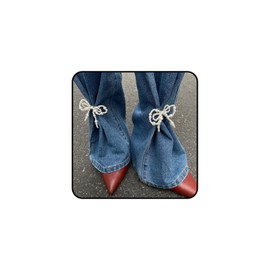 Pearl Bow Anklets For women, Gold Boho Stack Western Adjustable Summer Beach Starfish Seashell Non Tarnish Waterproof Layered Dainty Plus Size Anklets For Women Big Ankles Jewelry (Bow)