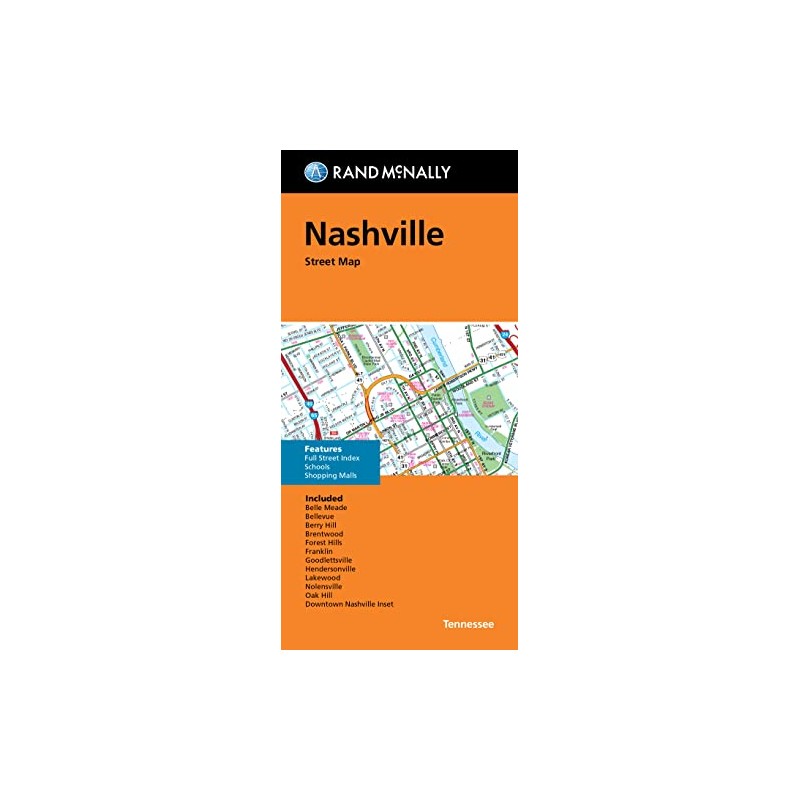Rand McNally Folded Map: Nashville Street Map