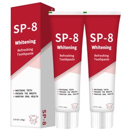 2PCS Sp8 Probiotic Toothpaste,Fresh P-8 Probiotics Toothpaste, Sp-8 Ultra Whitening Probiotic Toothpaste, Long Lasting Freshness, Deeply Clean, Sp 8 Toothpaste for All Teeth Types Oral Care（100g）