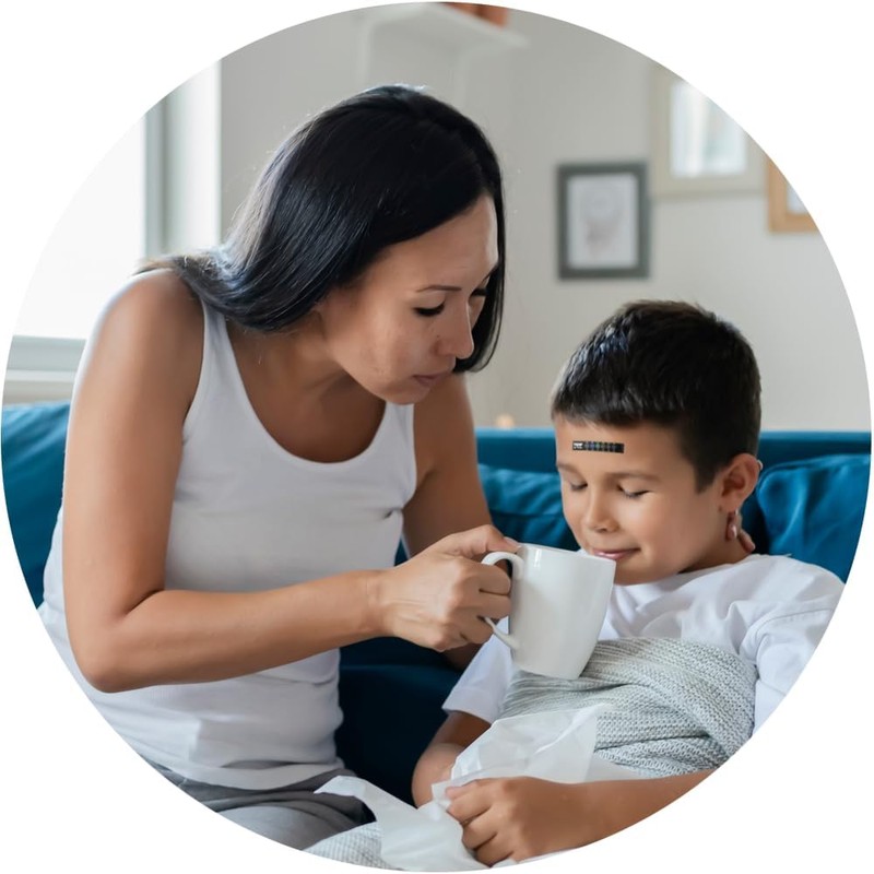Fast Reading Disposable Forehead Thermometer Strips - Temp-N-Toss for Accurate