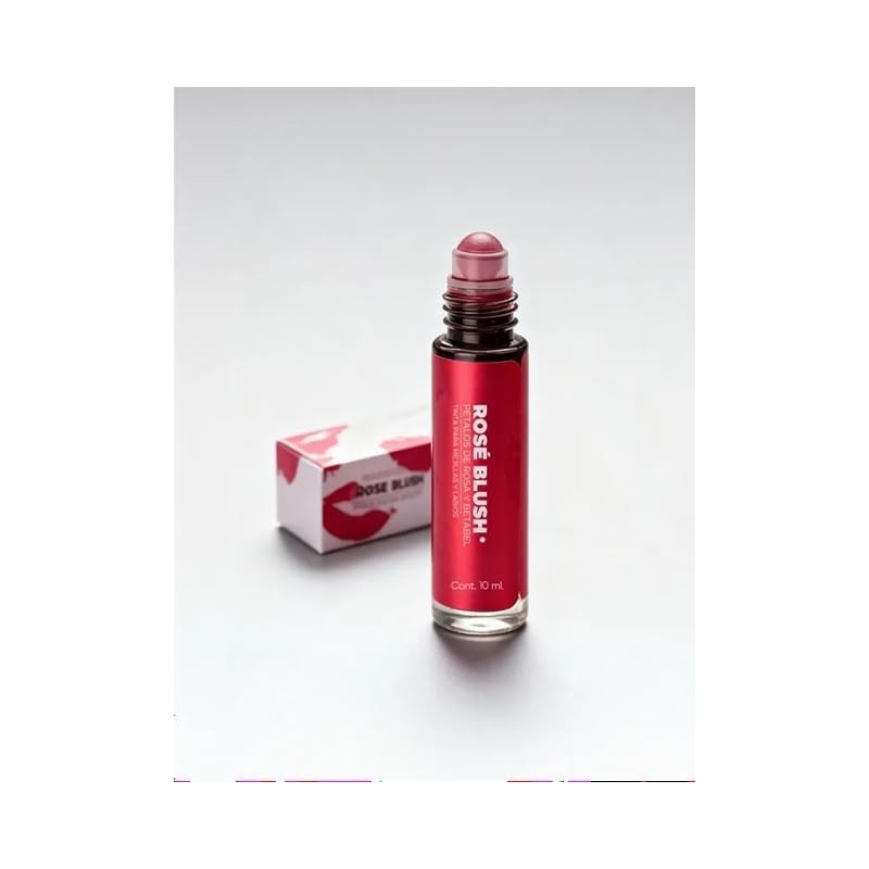 Rosé Blush Tinta Líquida para Labios y Mejillas, Extracto de