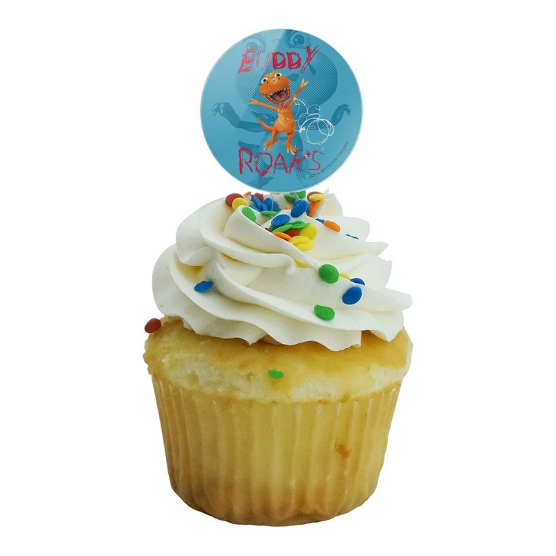 Dinosaur Train Buddy Roars T-Rex Cupcake Picks Toppers Decoration Set