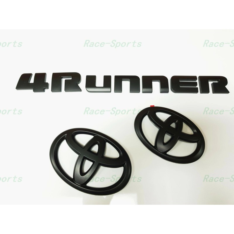 Toyota 3PCS SET 2014-2022 TOYOTA 4RUNNER FRONT REAR MATTE BLACK