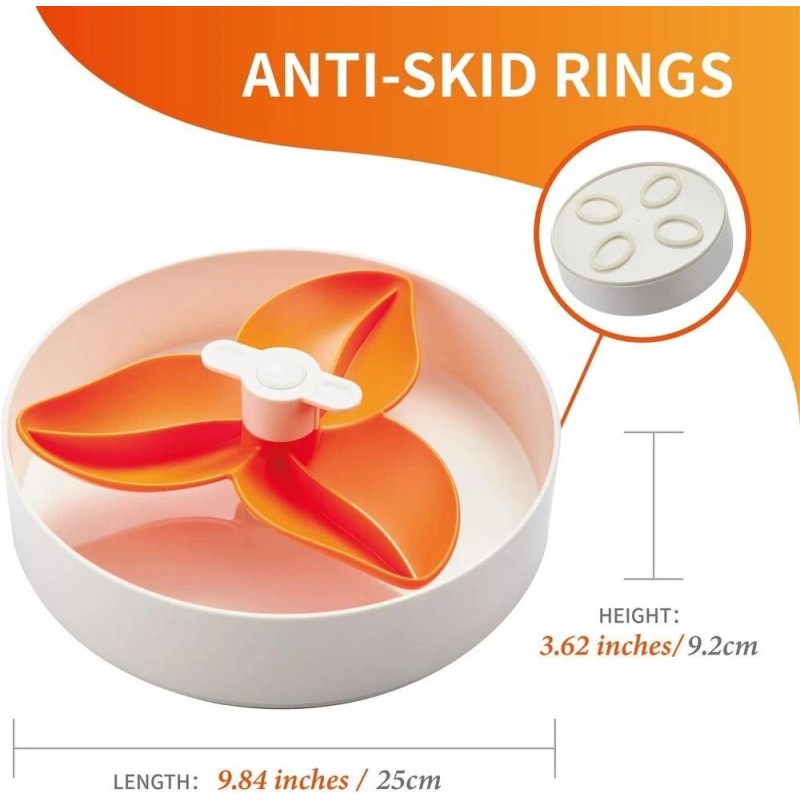 pet dream house slow feeder dog bowl easy level