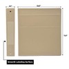 Carstens 1.5-Inch Heavy Duty 3-Ring Binder - Side Opening, Oatmeal,