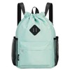 WANDF Turnbeutel mit Kordelzug, Sporttasche mit Schuhfach, wasserabweisender String-Rucksack Cinch