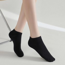 Wamicu Women's Ankle Socks, Summer, Combed Cotton, Sweat Absorbent, Deodorizing, Breathable, Short Socks, Cute, 8.7 - 9.8 inches (22.0 - 25.0 cm)